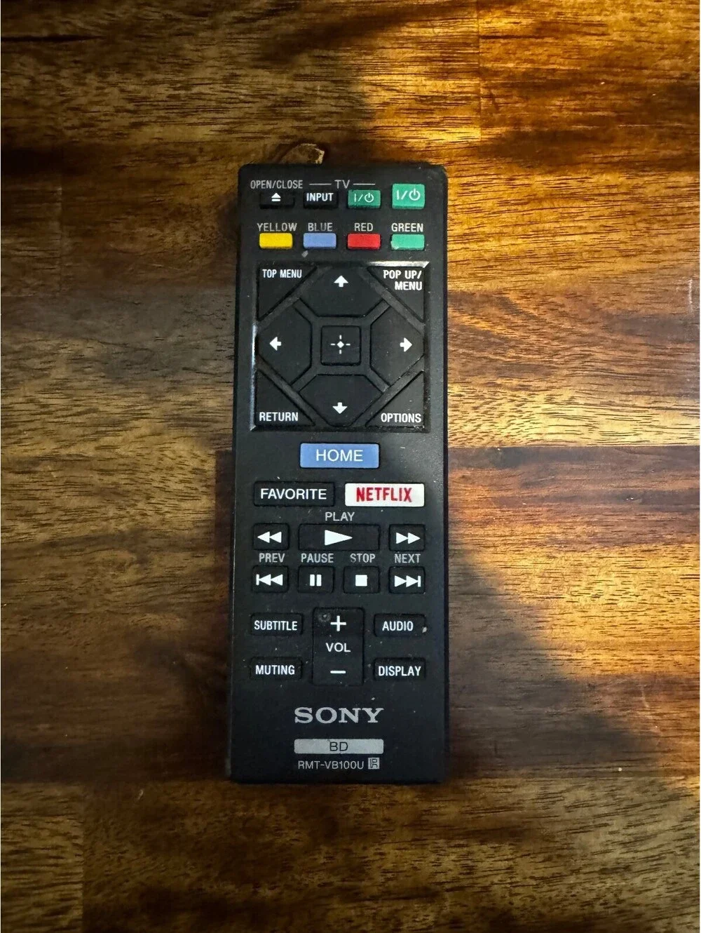 Sony RMT-VB100U Blu-ray Disc Player Remote OEM TESTED